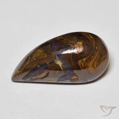 11.00ct Naturel Multicolore Opale Boulder, Fantaisie, Opaque