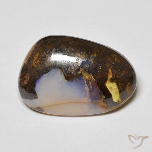 6.10ct Naturel Multicolore Opale Boulder, Fantaisie, Transparent