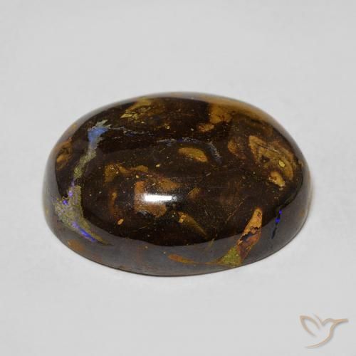 Opale Boulder Multicolore naturelle ovale, 15.66 ct, Opaque
