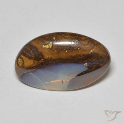 Opale Boulder Multicolore naturelle Fantaisie, 5.77 ct, Translucide