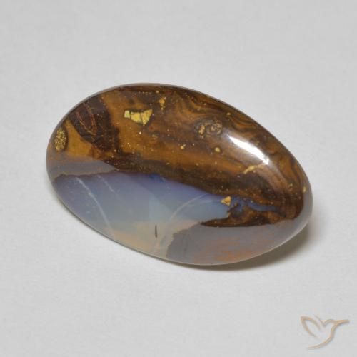 Opale Boulder Multicolore naturelle Fantaisie, 5.77 ct, Translucide
