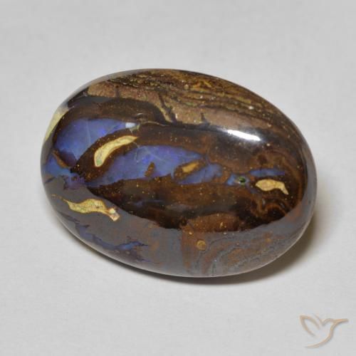 Opale Boulder Multicolore naturelle ovale, 13.59 ct, Opaque