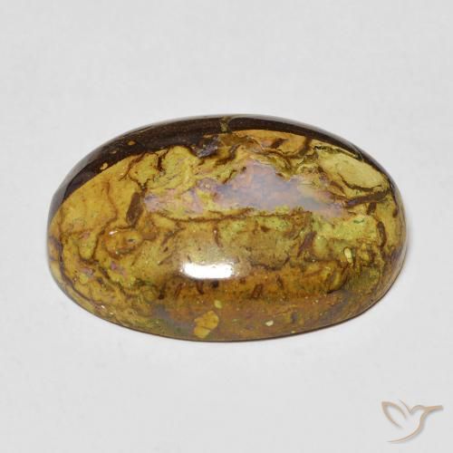 Opale Boulder Multicolore naturelle ovale, 14.45 ct, Opaque