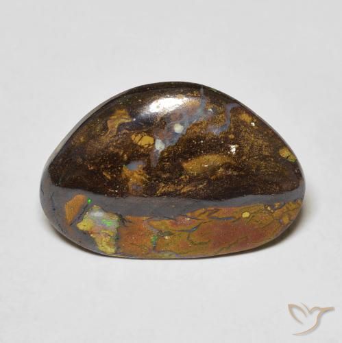 5.29ct Naturel Multicolore Opale Boulder, Fantaisie, Opaque