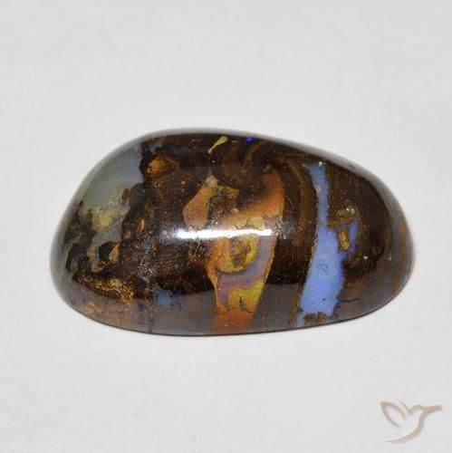 Opale Boulder Multicolore naturelle Fantaisie, 11.23 ct, Opaque