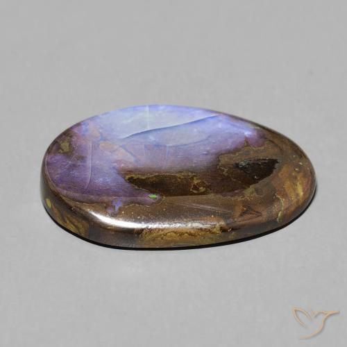 Opale Boulder Multicolore naturelle ovale, 10.02 ct, Opaque