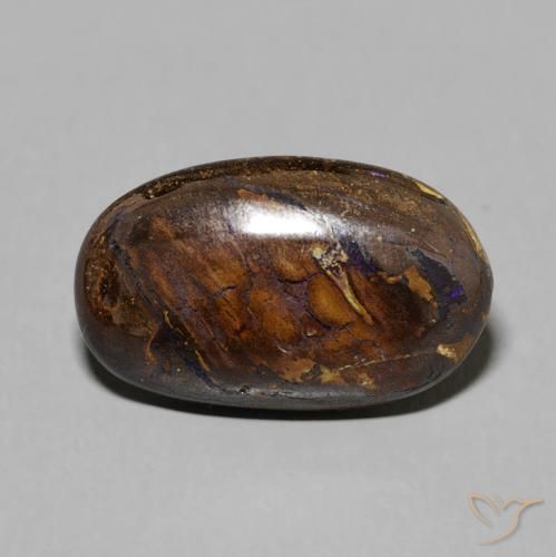 6.08ct Naturel Multicolore Opale Boulder, ovale, Opaque