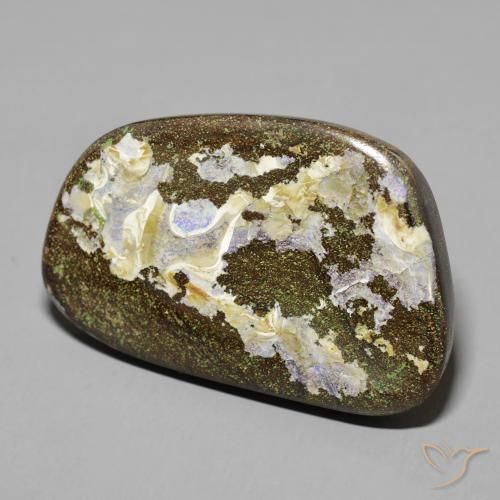 Opale Boulder Multicolore naturelle Fantaisie, 50.57 ct, Opaque