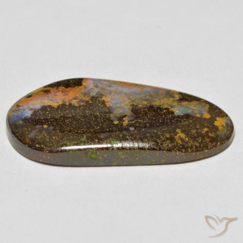Opale Boulder Multicolore naturelle Fantaisie, 16.59 ct, Opaque