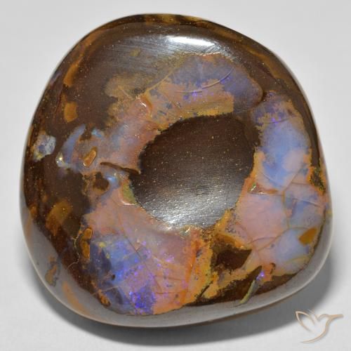 63.70ct Naturel Multicolore Opale Boulder, Fantaisie, Opaque