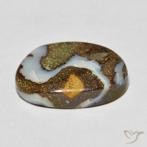 Opale Boulder Multicolore naturelle Fantaisie, 8.60 ct, Opaque