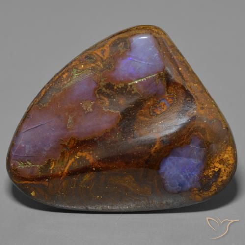 58.43ct Naturel Multicolore Opale Boulder, Fantaisie, Opaque