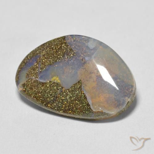 Opale Boulder Multicolore naturelle Fantaisie, 7.00 ct, Opaque