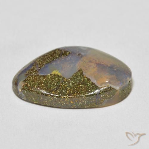 Opale Boulder Multicolore naturelle Fantaisie, 7.00 ct, Opaque
