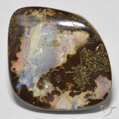 10.68ct Naturel Multicolore Opale Boulder, Fantaisie, Opaque