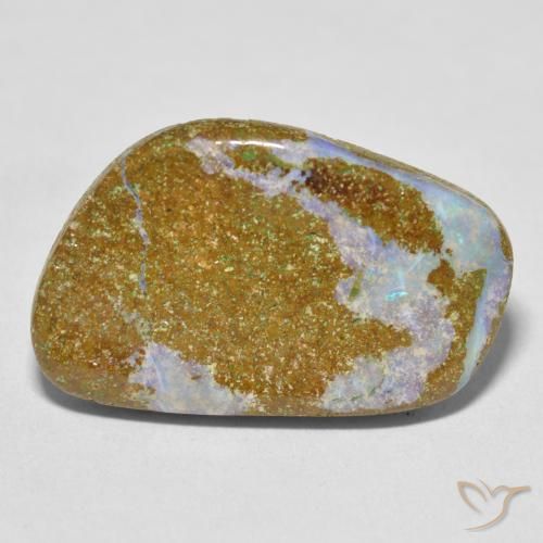 10.71ct Naturel Multicolore Opale Boulder, Fantaisie, Opaque