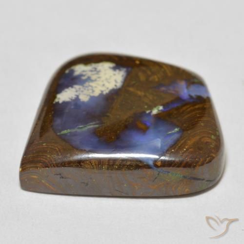 Opale Boulder Multicolore naturelle Fantaisie, 21.28 ct, Opaque