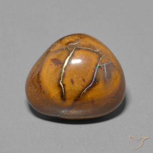 5.11ct Naturel Multicolore Opale Boulder, Fantaisie, Opaque