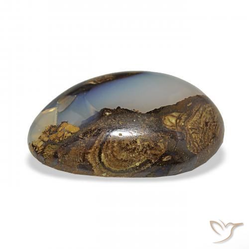 Opale Boulder Multicolore naturelle Fantaisie, 17.39 ct, Translucide