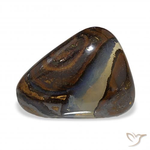 11.09ct Multicolore Opale Boulder, Trillion, Translucide