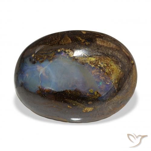 22.64ct Multicolore Opale Boulder, ovale, Opaque