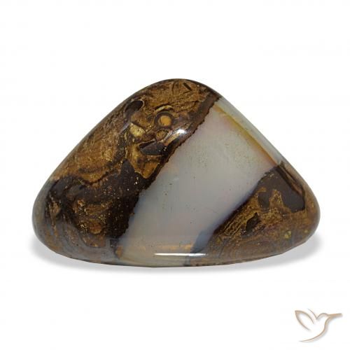 16.35ct Multicolore Opale Boulder, Trillion, Translucide
