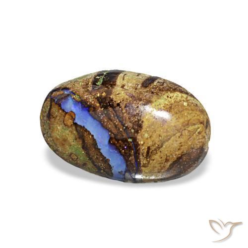 Opale Boulder Multicolore naturelle ovale, 1.93 ct, Opaque