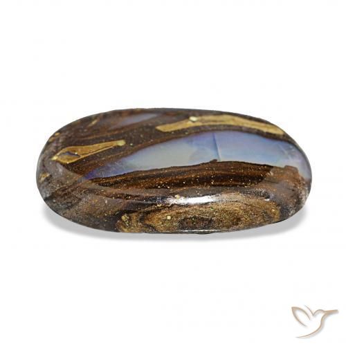 Opale Boulder Multicolore naturelle ovale, 6.73 ct, Opaque