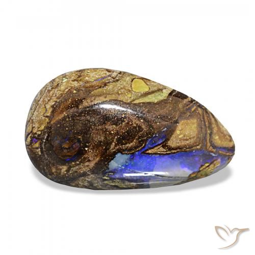 5.27ct Multicolore Opale Boulder, Fantaisie, Opaque