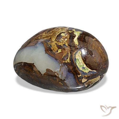 Opale Boulder Multicolore naturelle Forme fantaisie, 8.61 ct, Opaque