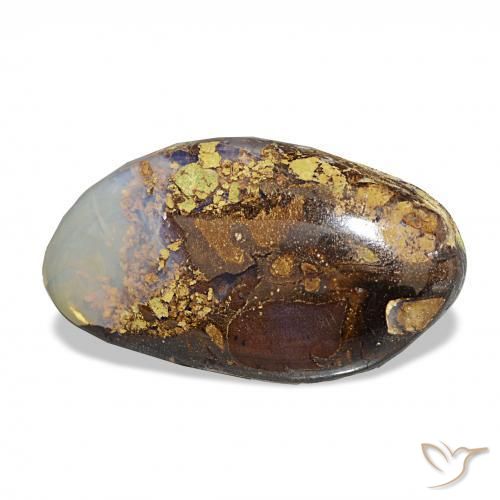 Opale Boulder Multicolore naturelle Forme fantaisie, 6.91 ct, Opaque