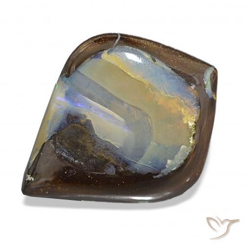 Opale Boulder Multicolore naturelle Fantaisie, 12.16 ct, Opaque