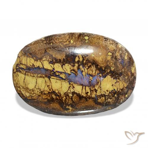 Opale Boulder Multicolore naturelle ovale, 17.98 ct, Opaque