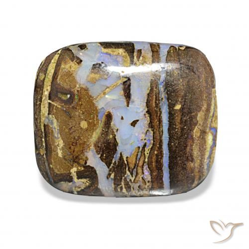 8.55ct Multicolore Opale Boulder Pierres précieuses, Coussin, Opaque