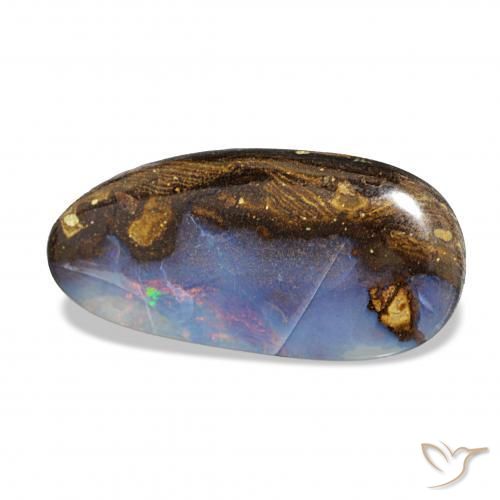 Opale Boulder Multicolore naturelle Fantaisie, 5.56 ct, Opaque