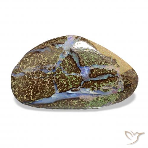 Opale Boulder Multicolore naturelle Fantaisie, 7.72 ct, Opaque