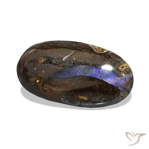 Opale Boulder Multicolore naturelle ovale, 2.86 ct, Opaque