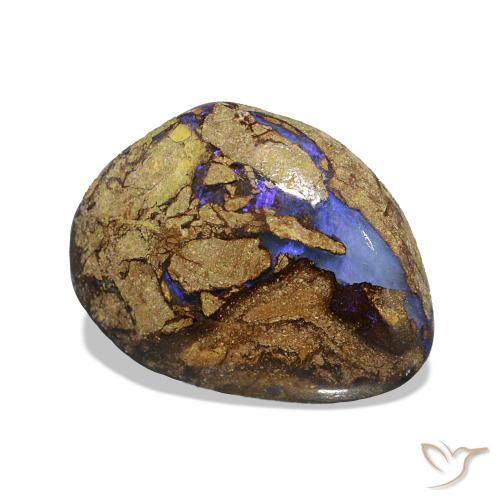 Opale Boulder Multicolore naturelle Fantaisie, 3.94 ct, Opaque