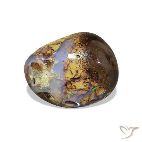 2.03ct Multicolore Opale Boulder, Fantaisie, Opaque