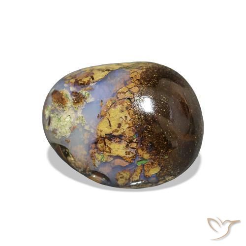 Opale Boulder Multicolore naturelle Fantaisie, 2.03 ct, Opaque