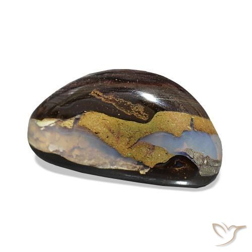 Opale Boulder Multicolore naturelle Fantaisie, 4.40 ct, Opaque