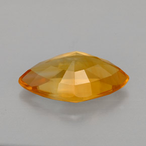 Calcite orange naturelle forme fantaisie, 3,55 ct, VVS-VS