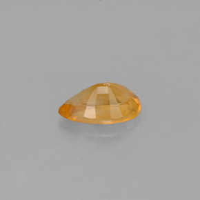 calcite Orange naturelle En forme de poire, 0.52 ct, VS