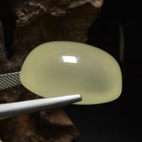 Calcite jaune naturelle coupe coussin, 41,83 ct, translucide
