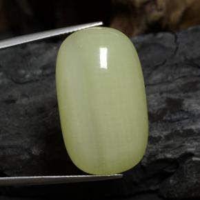 calcite Jaune clair naturelle Coupe coussin, 50.49 ct, Translucide