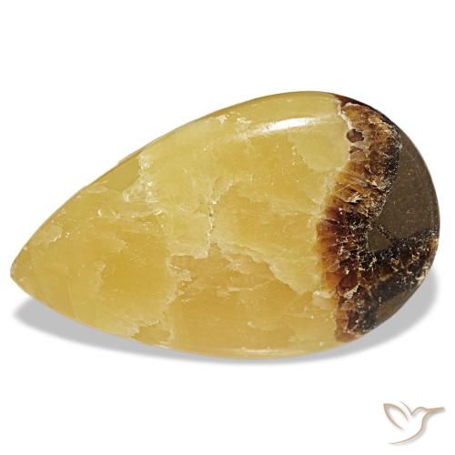 Calcite multicolore de 83,52 ct, en forme de poire, opaque