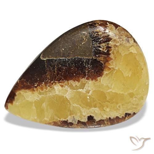 Calcite multicolore de 49,78 ct, en forme de poire, opaque