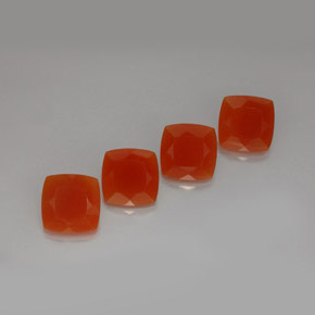 Achetez naturel ct Rouge orange Cornaline gems, Coupe coussin, En provenance Inde chez GemSelect. En stock, livraison internationale!