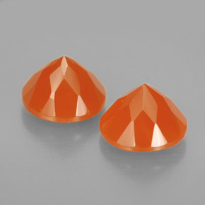 Achetez naturel ct Rouge orange Cornaline gems, Coupe roude, En provenance Inde chez GemSelect. En stock, livraison internationale!