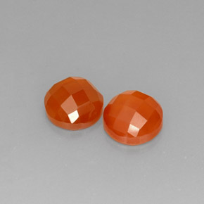 Achetez naturel ct Orange Cornaline gems, Coupe roude, En provenance Madagascar chez GemSelect. En stock, livraison internationale!